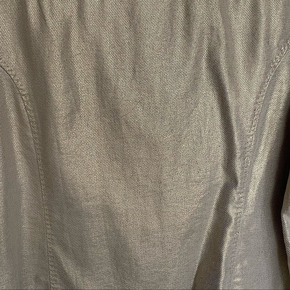 LANE Bryant Zip Front Linen Cotton Jacket Size 18 - Picture 7 of 10